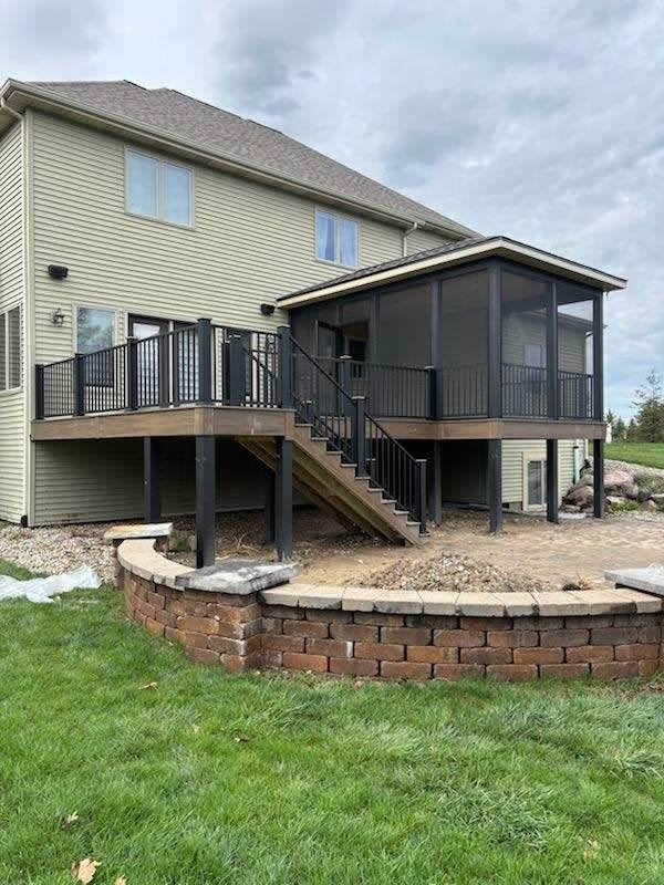Multi-Level Composite Deck