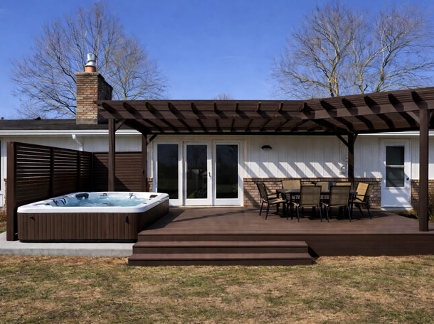 Composite Trex Deck